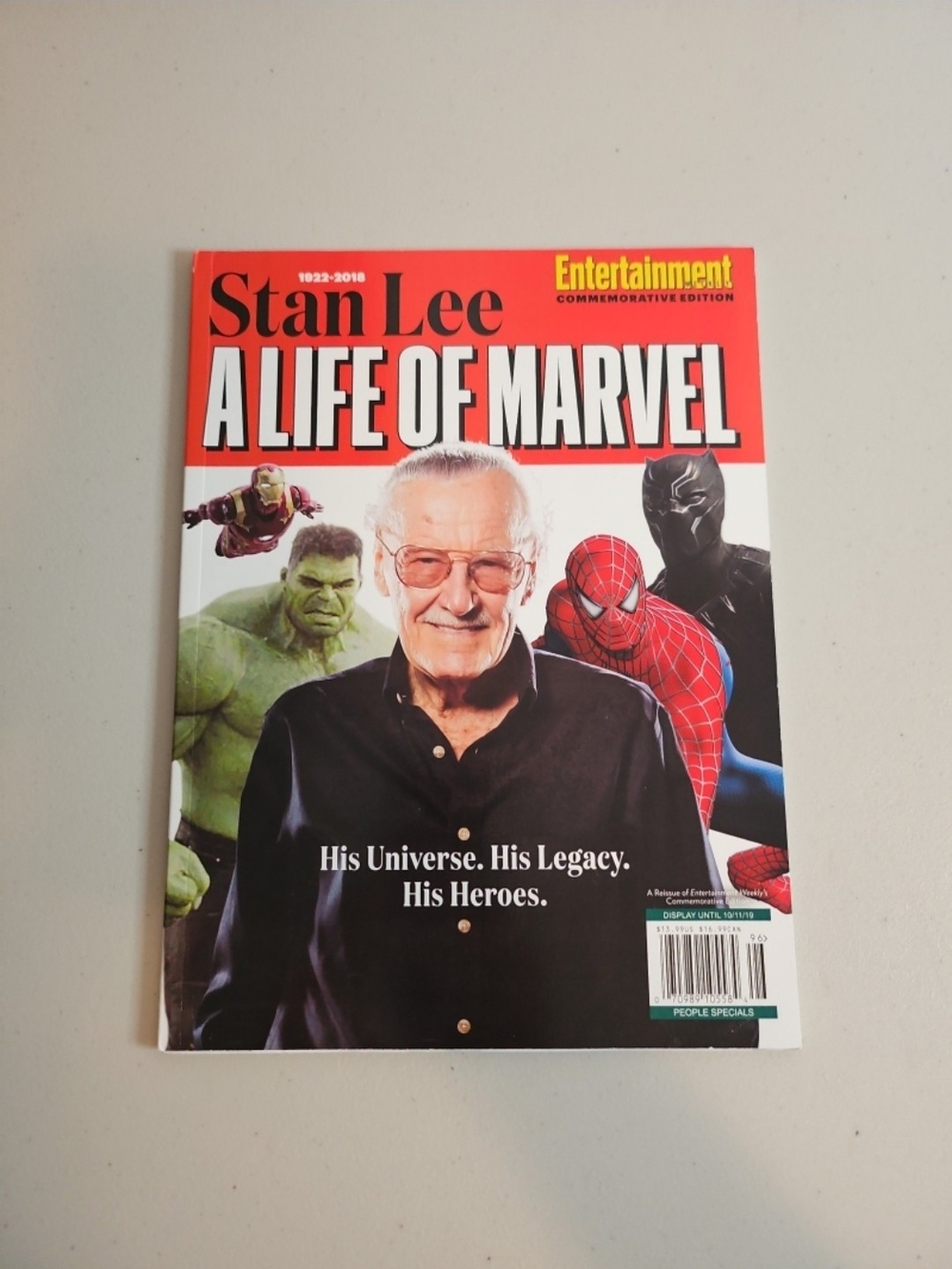 Stan Lee A Life of Marvel 1922-2018 Entertainment Weekly Commemorative Edition